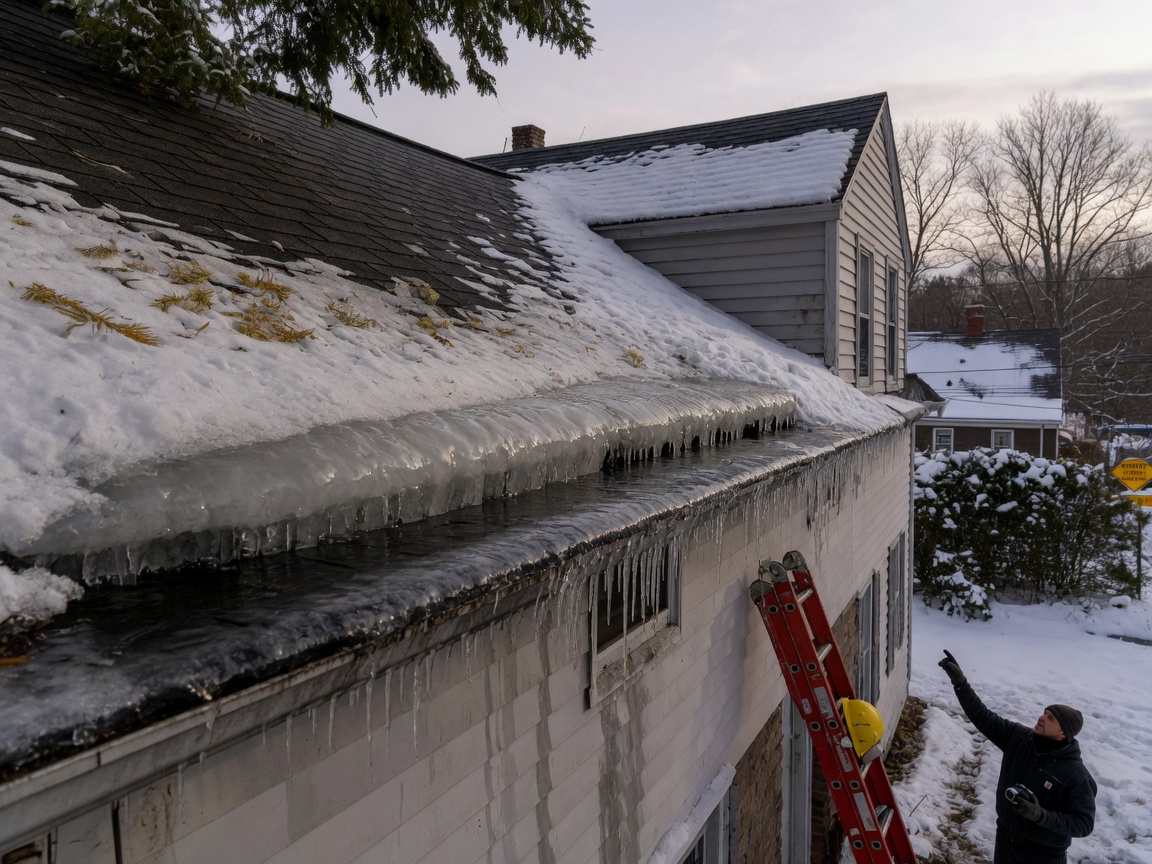 How to Spot Ice Dams Forming on Roofs in Fishkill Winters